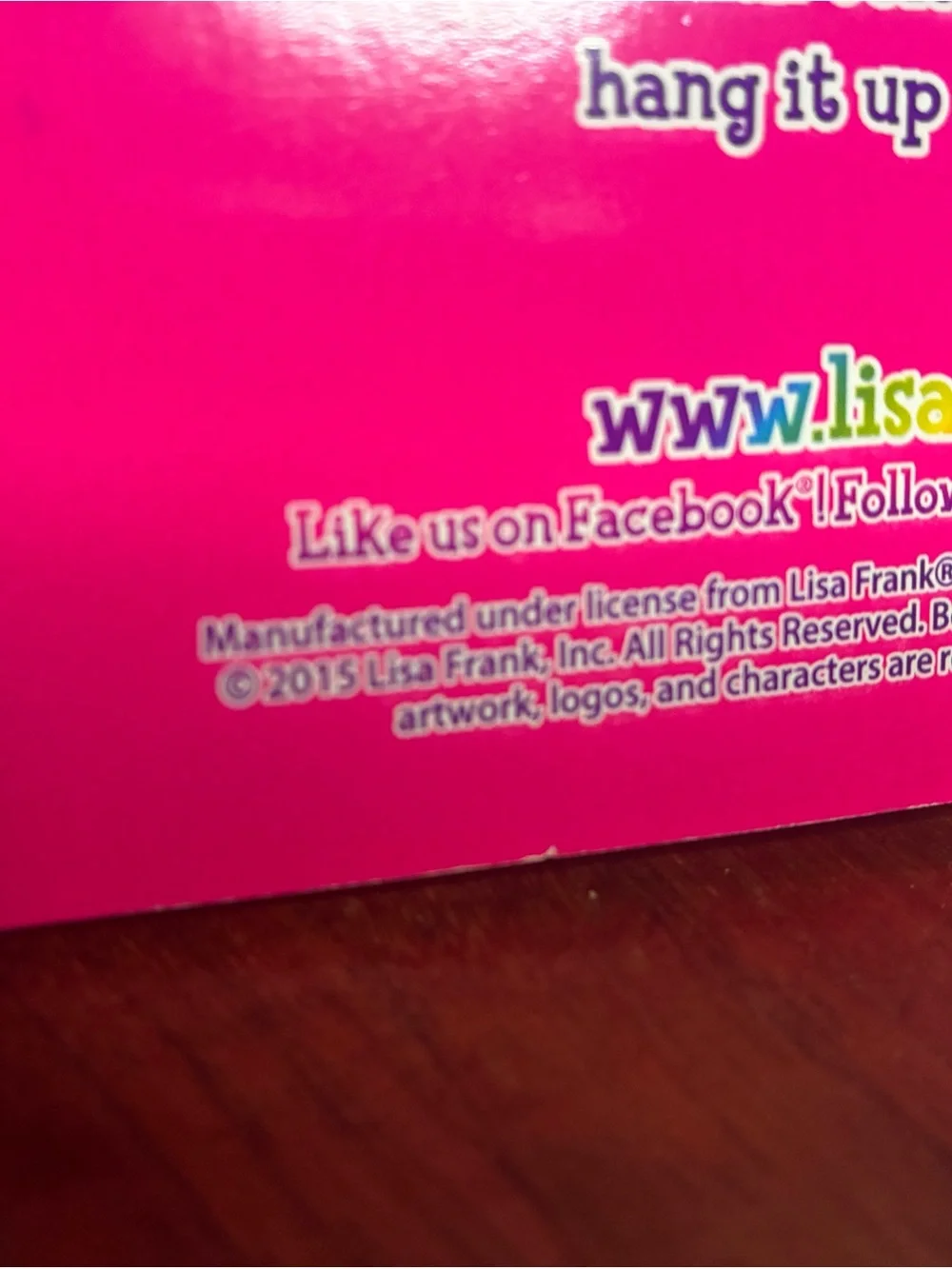 Lisa Frank colorful 2015